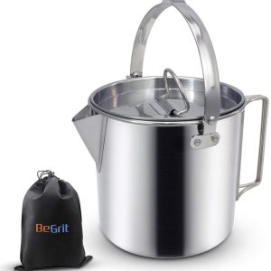 Wild Camping Coffee Tea Pot Stainless Steel 1.2L
