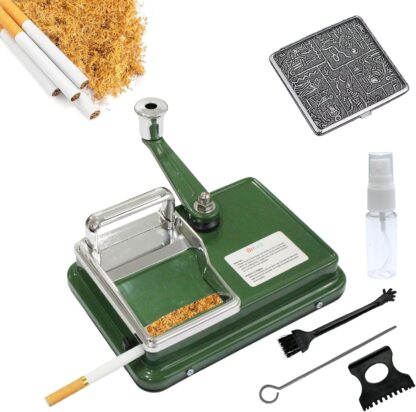 Tobacco Rolling Machine Manual Tamping Cigarette Roller Maker Black 8mm - Image 5