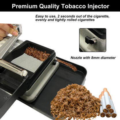 BeGrit Tobacco Rolling Machine Manual Cigarette Roller Sliver - Image 4